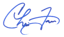 Chris signature